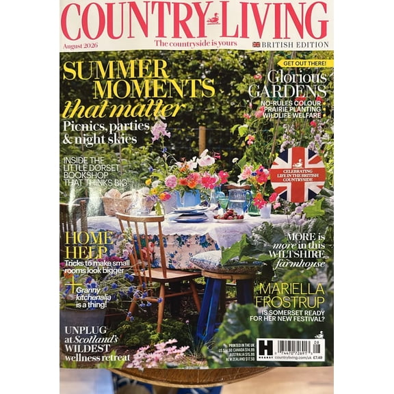 Country Living Uk Magazine August 2026