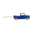 thumbnail image 1 of Country Living Faux Leather Blue Pickup Truck Dog Chew Toy, 1 of 6