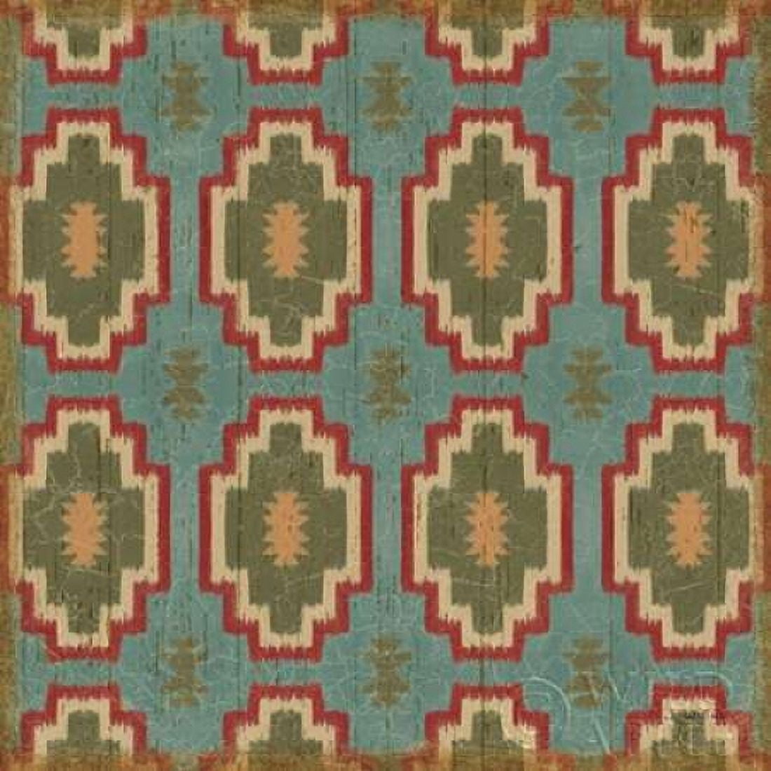 Country Mood Tile III Canvas Art - James Wiens (24 x 24)