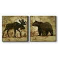 thumbnail image 1 of Country Moose - Premium Gallery Wrapped Canvas - Ready to Hang Set of 2 - 16 x 16 Each, 1 of 1