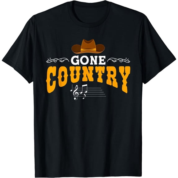 Country Music For Country Music Fans T-Shirt Black Small