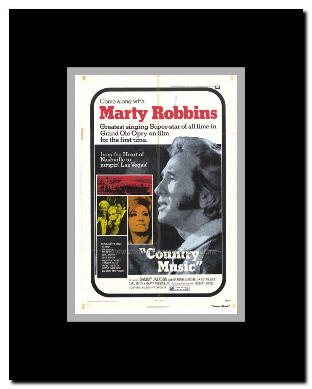 Country Music Framed Movie Poster