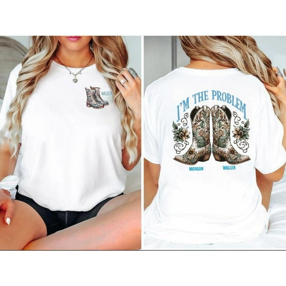 Country Music Graphic Tee T-Shirt Cotton Top Fashion and comfoetable Casual Short Sleeve Crew Neck White S-5XL