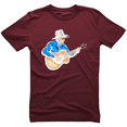 thumbnail image 1 of Country Music Guitar Player Mens Country Music Shirt - Short Sleeve Graphic Tee T-Shirt, 1 of 5