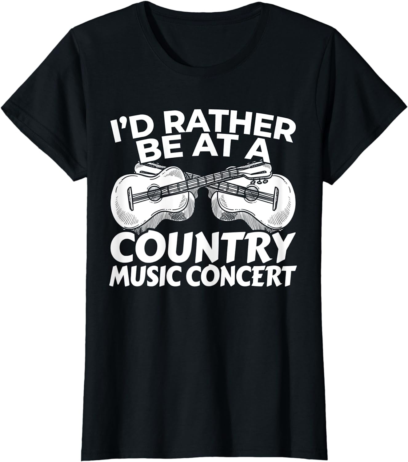 Country Music Lover Gift Music Concert T-shirt - Walmart.com