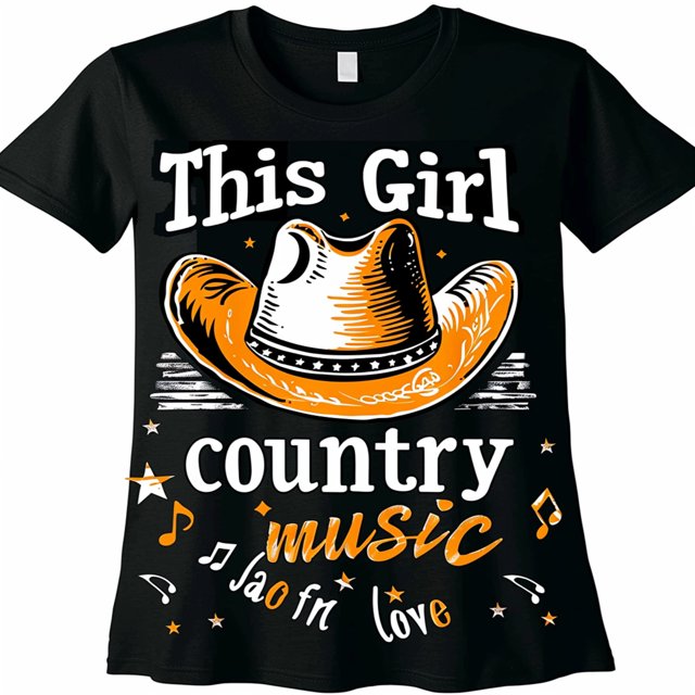 Country Music Lover's Dream: This Girl Loves Country Music T Shirt ...