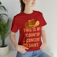 thumbnail image 1 of Country Music Tee Shirt | Cowgirl Concert Shirt | Nashville Vibe T-Shirt, 1 of 12