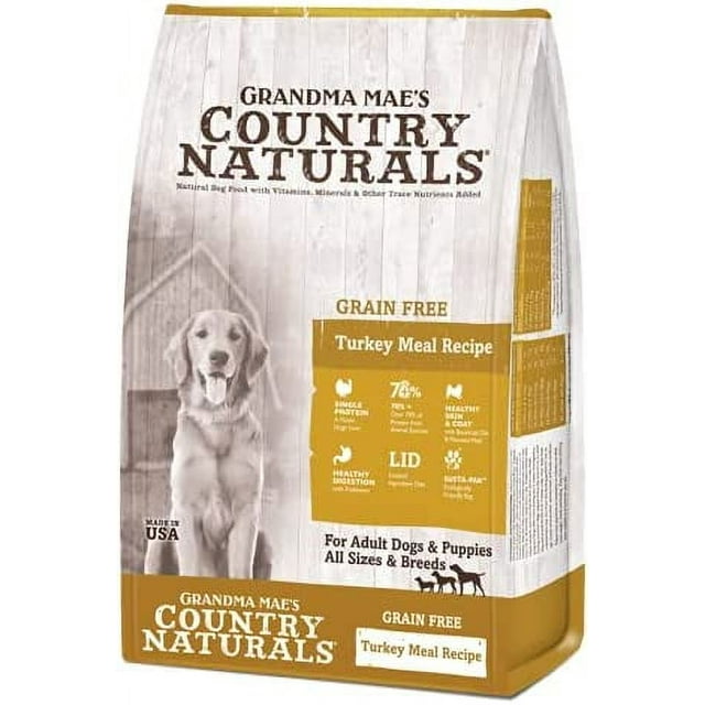 Country Naturals Grandma Mae's Grain Free Single Protein Turkey