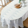 thumbnail image 1 of Country Oval Tablecloth for Oval Table Waterproof Table Cloths for Dining Room Indoor Outdoor Home Decorative Table Cloth-60x102in, 1 of 6