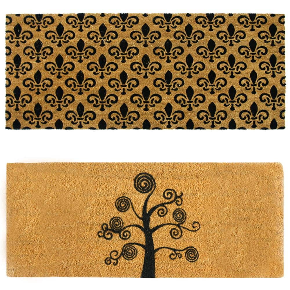 Country "Oversized" Front Door Mat Kit 24" x 57" 2 Door Mats