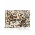 thumbnail image 1 of Country Owl Wall Art for Living Room,Canvas Picture Wall Decor for Bathroom Bedroom,Rustic Sping Floral Botanical Postmark Painting Artwork for Office Kitchen Hallway Dining Room Home Decor 20"x24", 1 of 8