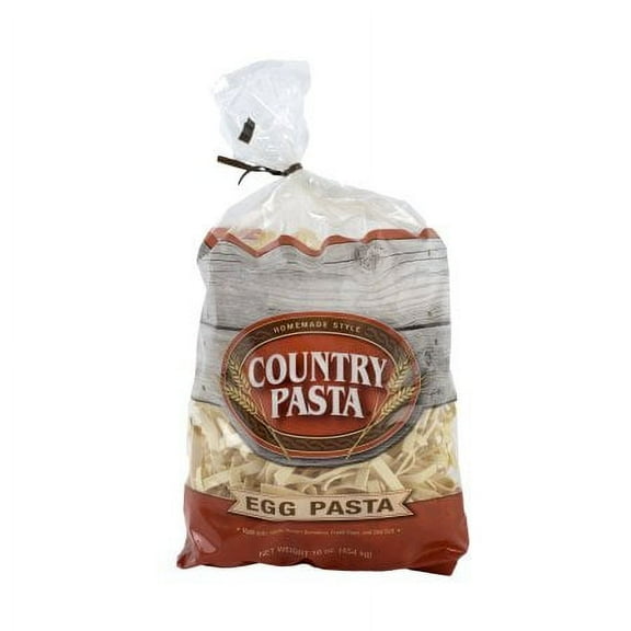 Country Pasta Homemade Style Egg Pasta, 16 Oz (Pack of 2)