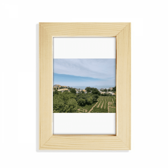 Country Pastoral House Art Deco Fashion Desktop Display Photo Frame Picture Art Painting 5x7 inch