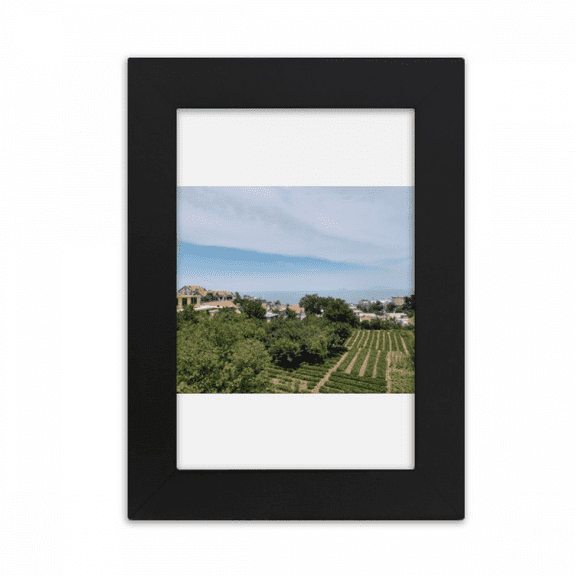 Country Pastoral House Art Deco Fashion Desktop Photo Frame Picture Display Art Painting Exhibit