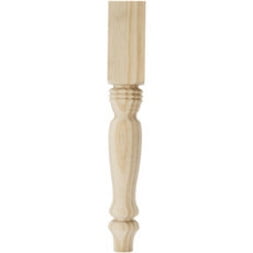 15-1/4 in. Country Pine Table Leg 15-1/4 in. Country Pine Table Leg
