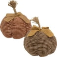 thumbnail image 1 of Country Plaid Pumpkin 2 Asstd., 1 of 1