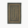 thumbnail image 1 of Country & Primitive Reversible Jute Braided Rug, Salem Black & Green 5 x 8' Suitable for Kitchen, Living Room, Bedroom, Vintage Area Rug, Colorful Jute braided Rug For Entryway., 1 of 5