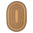 thumbnail image 1 of Country & Primitive Reversible Jute Braided Rug, Timber Trail Gold, Beige & Red 6 x 9' Oval Suitable for Kitchen, Living Room, Bedroom, Vintage Area Rug, Colorful Jute braided Rug For Entryway., 1 of 5