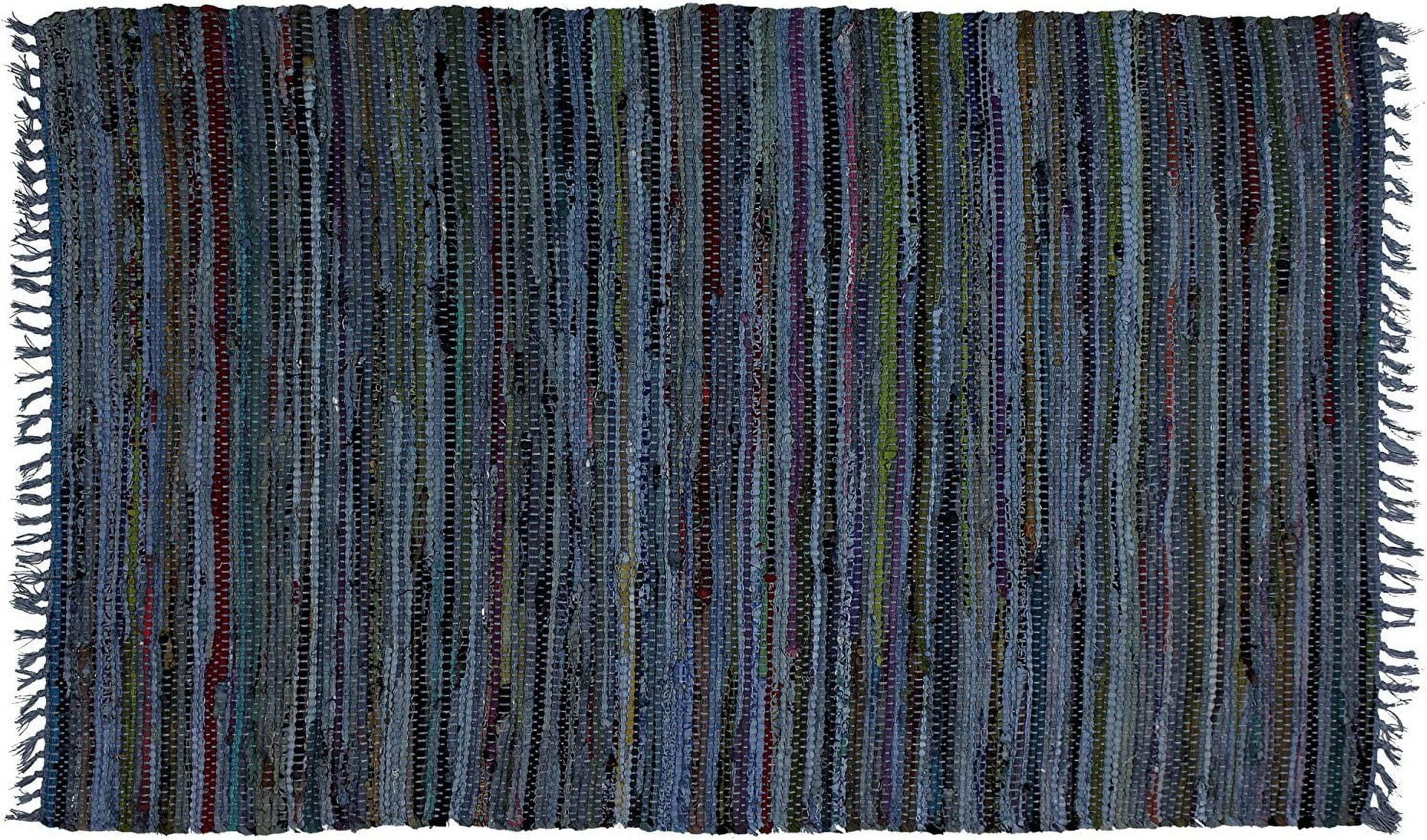 Country Rag Rug in Denim 30