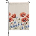 thumbnail image 1 of Country Red Blue Concubine House Flag 28 x 40 Inches, Independence Day Weather Proof Outdoor Patio Flags Double Sided Small House Decoration for Yard Lawn Outside Home, 1 of 9