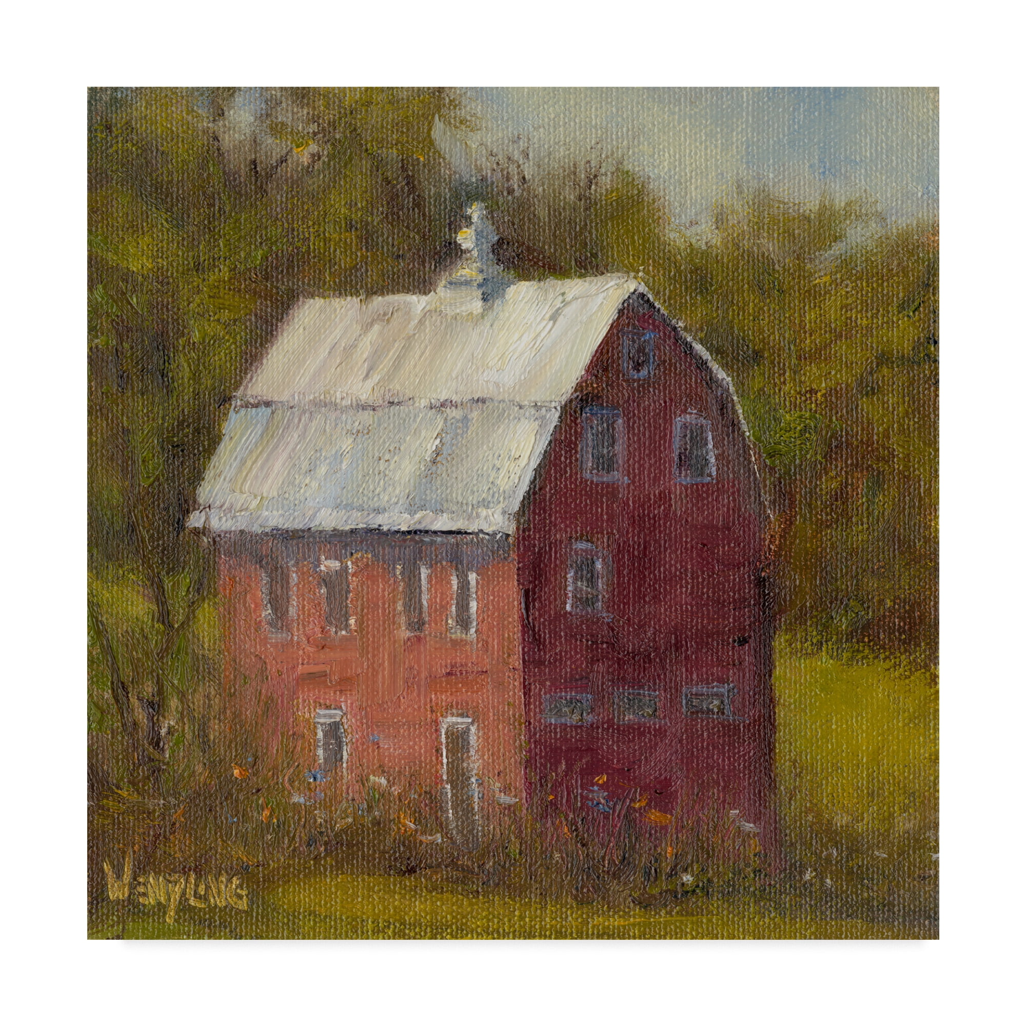 Country Road I' Canvas Art by Marilyn Wendling