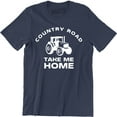 thumbnail image 1 of Country Road Take Me Home Men Country Music Graphic T-Shirt, 1 of 4