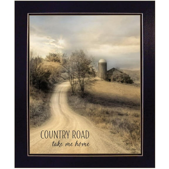 Country Road Take Me by Lori Deiter Printed Wall Art Wood Multi-Color