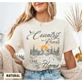 thumbnail image 1 of Country Roads Shirt, Women's Mountain Graphic Tee, Camping Hiking T Shirt, Travel Shirt, Nature T Shirt, Gift for Her, 1 of 4