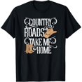 thumbnail image 1 of Country Roads Take Me Home Cute Music Lyrics T-Shirt, 1 of 3