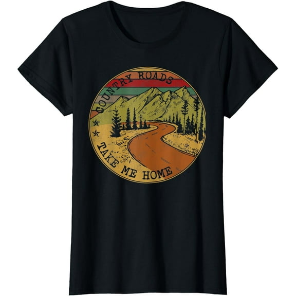 Country Roads Take Me Home Farmer T-Shirt