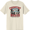 thumbnail image 1 of Country Roads Take Me Home Natural Men's Crew Neck Short Sleeve Tee-XL, 1 of 2