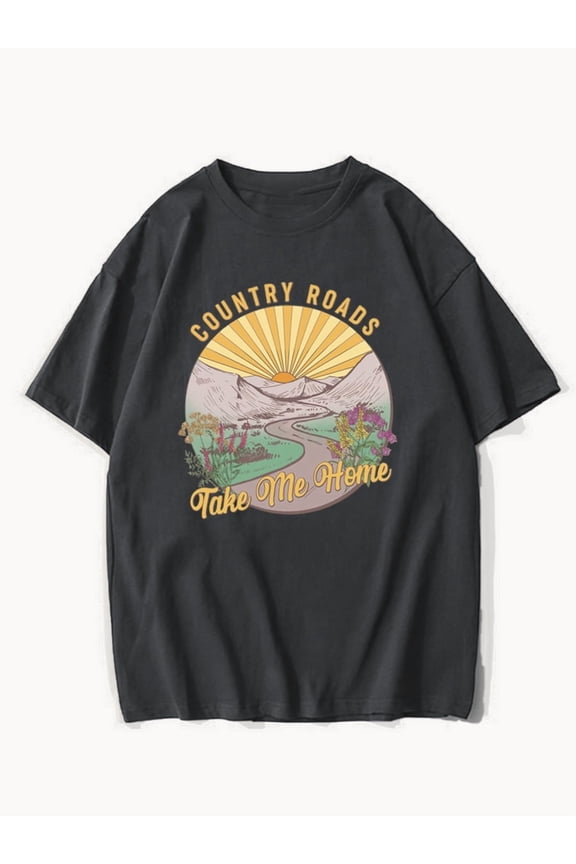 Country Roads Take Me Home Women'S T-Shirt