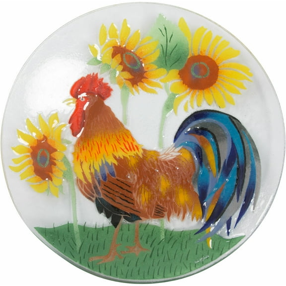 Country Rooster - 14" Round Plate