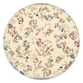 thumbnail image 1 of Country Rustic Floral Round Elastic Tablecloth Waterproof Fitted Cover with Farmhouse Floral Print, 1 of 5