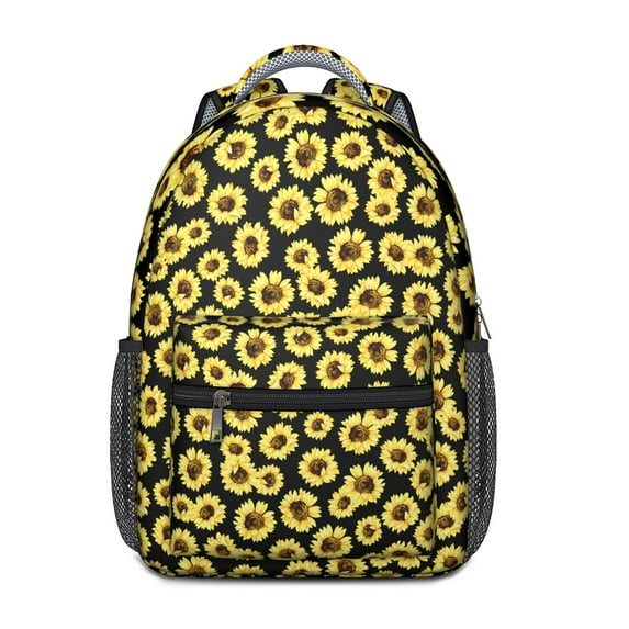 Country Rustic Sunflower Backpack - Breathable & Comfortable Student Bookbag for Daily Use