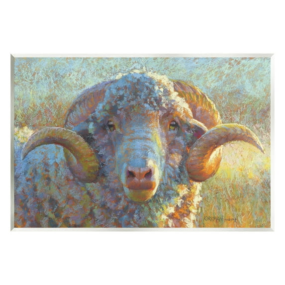 Country Sheep Modern Portrait Animals & Insects Painting Unframed Art Print Wall Art