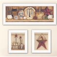 thumbnail image 1 of Country Shelf & Stars by Mary Ann June Framed Print Wall Art Wood Multi-Color, 1 of 4