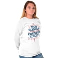 thumbnail image 1 of Country Singing Girly Americana Women's Long Sleeve T Shirt Brisco Brands S, 1 of 6