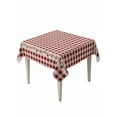 thumbnail image 1 of Country Star Plaid Table Cloth, Retro Red American Farm Barn Berry Waterproof Tablecloth for Square Tables, Reusable Washable Fabric Table Cover for Restaurant Kitchen Dining Tables 60"x60", 1 of 6