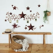 Country Stars & Berries Wall Decals