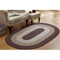 thumbnail image 1 of Country Stripe Braided Rug, Burgundy - 6 ft. Round, 1 of 1