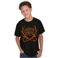 thumbnail image 1 of Country Strong Brand Deer Antlers Crewneck T Shirts Boy Girl Teen Brisco Brands S, 1 of 5
