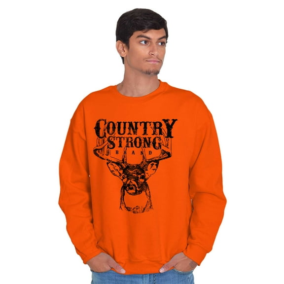 Country Strong Buck Sweatshirt for Men or Women Brisco Brands S