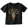 thumbnail image 1 of Country Strong Bull Skull Lasso Toddler Boy Girl T Shirt Infant Toddler Brisco Brands 6M, 1 of 5