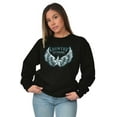 thumbnail image 1 of Country Strong Cute Angels Wings Star Sweatshirt for Men or Women Brisco Brands S, 1 of 6