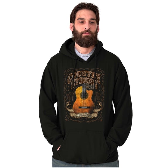 Country Strong Rock N Roll Guitar Hoodie Sweatshirt Women Men Brisco Brands S