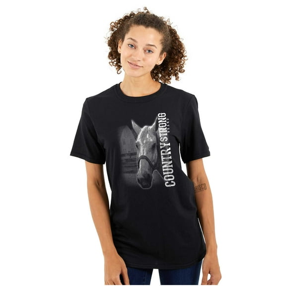 Country Strong Rodeo Western Cowgirl Women's Plus Size Graphic Tee Brisco Brands 2X