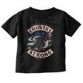 thumbnail image 1 of Country Strong USA Flag Bald Eagle Toddler Boy Girl T Shirt Infant Toddler Brisco Brands 4T, 1 of 5