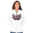 thumbnail image 1 of Country Strong Western Angel Wings Zip Hoodie Sweatshirt Women Brisco Brands X, 1 of 6
