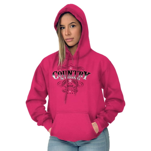 Country Strong Western Stars Cowgirl Hoodie Sweatshirt Women Brisco Brands X